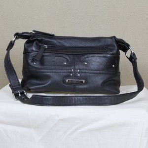 Stone Mountain Black Leather Purse